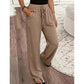 💖 Pantaloni Drepti cu Dantela Laterala & Snur – Alungesc Silueta, Confortabili & Eleganti – Pentru Femeia care Iubeste Stilul fara Efort ✨