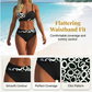 🌺👙 Costum de baie bikini cu imprimeu senzual