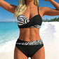 🌺👙 Costum de baie bikini cu imprimeu senzual