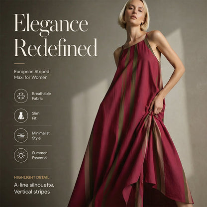 ⏳Limited-time 50% off⏰Women's Summer Spaghetti-Strap Maxi Dress👗