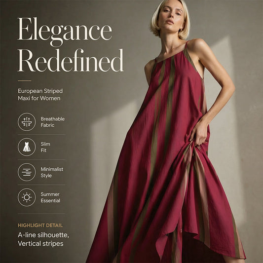 ⏳Reducere limitată de 45%⏰Rochie maxi pentru femei, cu bretele subțiri, pentru vară👗