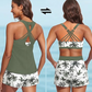 ⏳Ofertă Specială pe Timp Limitat⏰Set Tankini cu Șorturi – Imprimeuri Vibrante, Mix & Match – Aspect Elegant de Plajă.