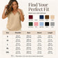 🌸 Tricou Damă cu Decolteu V din Bumbac-In – Lejer, Respirabil & Feminin, Potrivit Oricui, S-2XL, 10 Culori ✨
