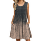 Rochie de damă fără mâneci cu croială lejeră, material ușor, stil casual potrivit pentru zi cu zi