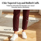✨ Pantaloni Casual cu Șnur & Croială Conică – Subtiază Silueta, Confortabili și Eleganți 🌿