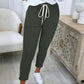 ✨ Pantaloni Casual cu Șnur & Croială Conică – Subtiază Silueta, Confortabili și Eleganți 🌿