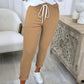 ✨ Pantaloni Casual cu Șnur & Croială Conică – Subtiază Silueta, Confortabili și Eleganți 🌿
