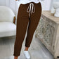 ✨ Pantaloni Casual cu Șnur & Croială Conică – Subtiază Silueta, Confortabili și Eleganți 🌿