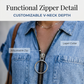 👙 Rochie Denim Casual cu Fermoar, Guler Rabatabil și Buzunare, Confortabilă și Elegantă ✨