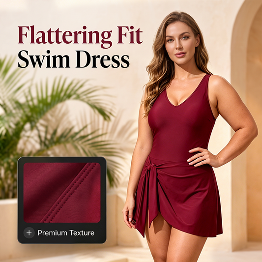 🩱 Costum de baie elegant, în culori uni, de dimensiuni mari