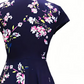 👗✨ Rochie Elegantă cu Imprimeu Floral pentru Femei — Stil Feminin, Confort și Buzunare Practice 🍷