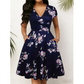 👗✨ Rochie Elegantă cu Imprimeu Floral pentru Femei — Stil Feminin, Confort și Buzunare Practice 🍷