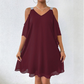 ✨ Rochie Lejeră cu Umeri Goi și Decolteu în V – Elegantă, Feminină, 4 Culori