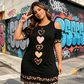 🎉 Vânzare 2026 — Peste 30.100 vândute 🐆 Rochie tip tricou cu umerii goi și imprimeu leopard, mărimi generoase – Rochie casual pentru siluete curbate ❤️