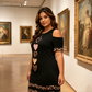 🎉 Vânzare 2026 — Peste 30.100 vândute 🐆 Rochie tip tricou cu umerii goi și imprimeu leopard, mărimi generoase – Rochie casual pentru siluete curbate ❤️