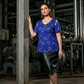 ✨Tricou Femei de Vara cu Decolteu V si Imprimeu Inimioare - Bretele cu Decupari, Fante Laterale | 6 Culori | S-5XL