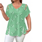 ✨Tricou Femei de Vara cu Decolteu V si Imprimeu Inimioare - Bretele cu Decupari, Fante Laterale | 6 Culori | S-5XL