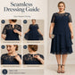 🌸👗Rochie Midi Elegantă Femei Plus Size cu Dantelă și Volane – Şifon Respirabil, Talie Înalță | 4 Culori | S-5XL✨