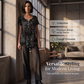 ✨🌿 Bluză Casuală Femei cu Decolteu în V și Imprimeu – Ȟesătură Moale Respirabilă | 7 Culori | 1XL-5XL