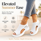 👡✨ Sandale Casual Femei cu Platformă 4.5CM și Tricot – Confort Superior, Stil Modern | 2 Culori | 34-42🌿