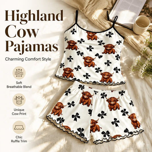 🌙 49% REDUCERE ACUM! 👗 Set de pijama cu bretele subțiri pentru vară – Țesătură moale, respirabilă și ușoară – Perfect pentru nopți răcoroase și confortabile 💤
