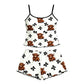 🌙 49% REDUCERE ACUM! 👗 Set de pijama cu bretele subțiri pentru vară – Țesătură moale, respirabilă și ușoară – Perfect pentru nopți răcoroase și confortabile 💤