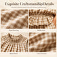 👗 Set de vară pentru femei, două piese, carouri — Top fără mâneci cu volane și pantaloni largi, co-ord
