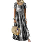 ⏰ OFERTĂ LIMITATĂ ÎN TIMP | Rochie casual de damă lejeră cu imprimeu tie-dye, model trendy de vară
