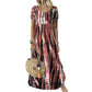 ⏰ OFERTĂ LIMITATĂ ÎN TIMP | Rochie casual de damă lejeră cu imprimeu tie-dye, model trendy de vară