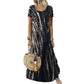 ⏰ OFERTĂ LIMITATĂ ÎN TIMP | Rochie casual de damă lejeră cu imprimeu tie-dye, model trendy de vară