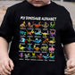 🎁Promoție Ultima Zi -49%🔥 Tricou pentru copii cu imprimeuri cu dinozaur și litere