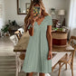 ✨ Alegerea de Top - Rochie cu Decolteu în V și Broderii cu Margini Scallop – Ușoară și Romantică pentru Petreceri în Grădină sau Brunch 🌿