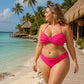 👙✨ Bikini Set 2 Piese Bandeau cu Detalii Împletite & Talie Înaltă – Sexy, Modelează Silueta, pentru Doamne Rafinate, 3 Culori, Mărimi S-XL 🌊🌟