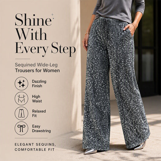 Ny kollektion🛍️Raka byxor för dam med elastisk midja