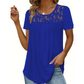 ✨Reducere de 49%! ✨Bluză Elegantă cu Guler din Dantelă