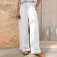 Ofertă limitată-Pantaloni casual pentru femei, cu talie elastică și picior larg