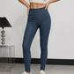 Colanți Talie Înaltă cu Efect Push-Up — Elastici, Modelatori, Disponibili în Negru și Albastru