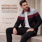 Set bărbătesc cu geacă cu fermoar complet și pantaloni
