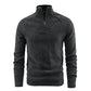 🔥❤️ Pulover Bărbătesc din Polar, Guler Drept cu Fermoar Jumătate, Călduros și Rezistent — Negru, Gri, Roșu — M-4XL ✨