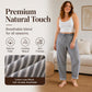 Pantaloni Casual din Bumbac-In cu Dungi Fine, Talie Elastică cu Șnur, Croit Lejer — Confortabili, Respiranți, Naturali