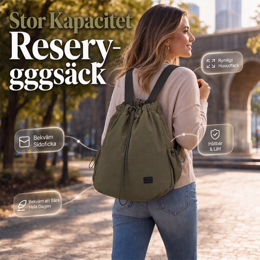 Nyhet✨🎒Damremsäck med dragsko och stor kapacitet