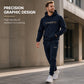 ✨Set de 2 piese: hanorac cu glugă și pantaloni de trening pentru bărbați
