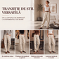 Pantaloni Drepți cu Talie Înaltă — Croială Modernă, Cusături Întărite, Eleganță Zilnică fără Efort