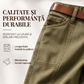 Pantaloni Drepți cu Talie Înaltă — Croială Modernă, Cusături Întărite, Eleganță Zilnică fără Efort