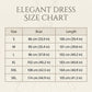 Elegant A-Line Knit Dress with Crew Neck