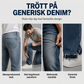 Jeans för män i urban streetstyle med färgstänk och sliten look