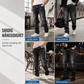 Jeans för män i urban streetstyle med färgstänk och sliten look