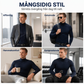 🖤 Premium Herrtröja Med Polokrage | Slim Fit & Silkesmjuk Komfort