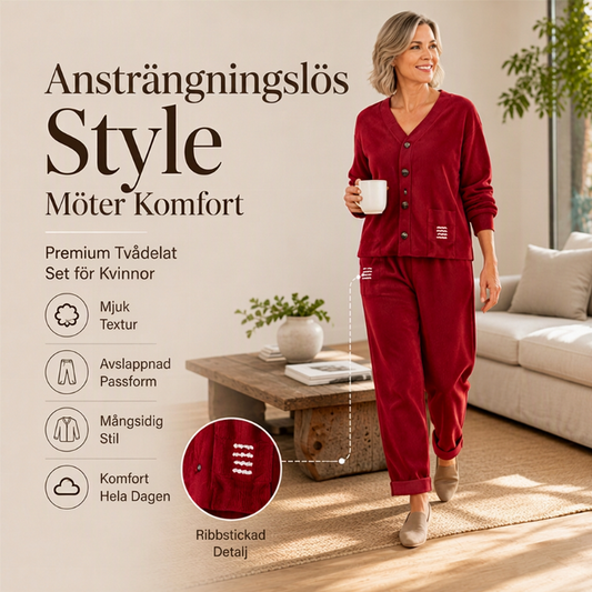 Glödlampa, 2-delars set i casual stil för dam