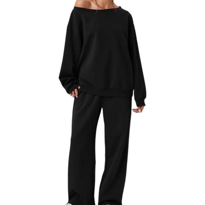 😍😊Damset med sweatshirt och sweatpants i 2 delar🔥✅️